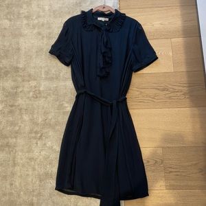 Paul & Joe Sister 100% Silk Chiffon Shirt Dress